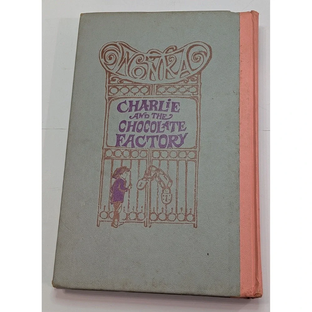 Roald Dahl Charlie and the Chocolate Factory Junior Deluxe Edition Grey Pink